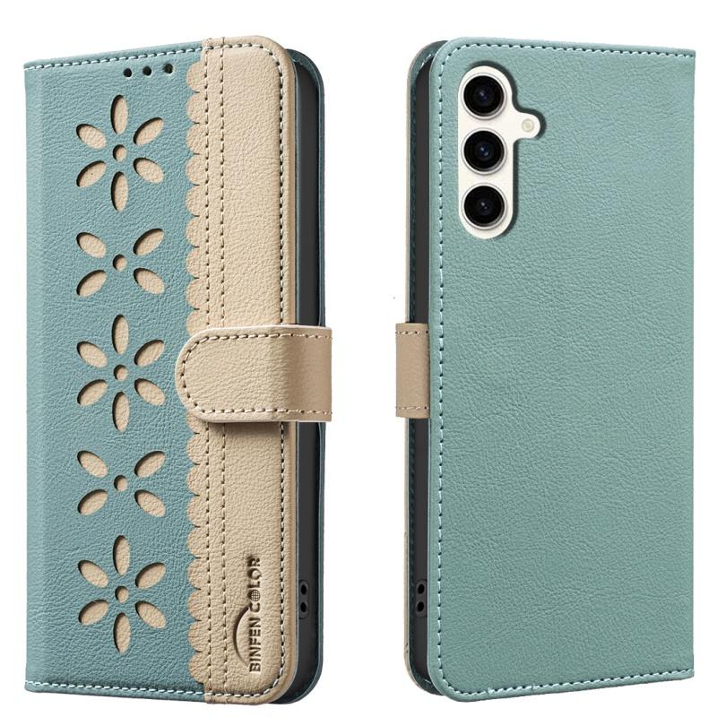 Colorful Flowers Wallet Card Holder Magnetic Leather Case for Samsung Galaxy S25 Edge S24 Ultra S23 Plus S22 S21 FE Phone Cover