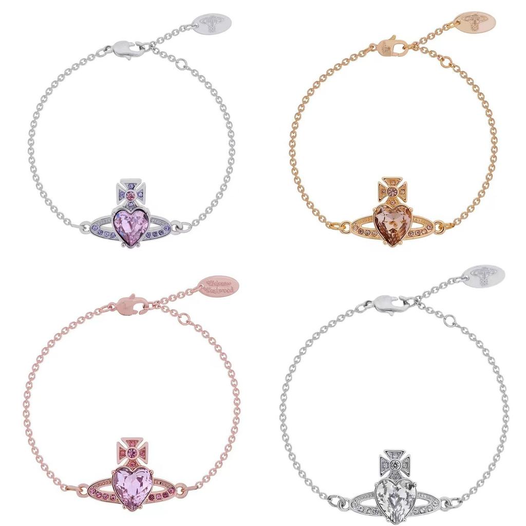 Bracelet Élégant Vivienne Westwood Pour Femmes Tendance Polyvalent Minimaliste