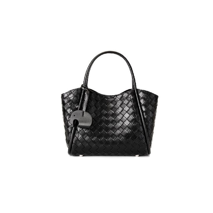 Popular large-capacity genuine leather woven women's bag, versatile handbag and shoulder bag, 2025 mother-daughter bag, crossbody bag