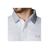 Under Armour Drive Chill Iso-Chill Series Print Comfortable Fashion Simple Versatile Short Sleeve Polo Shirt Men tops White Gray 1389597-100