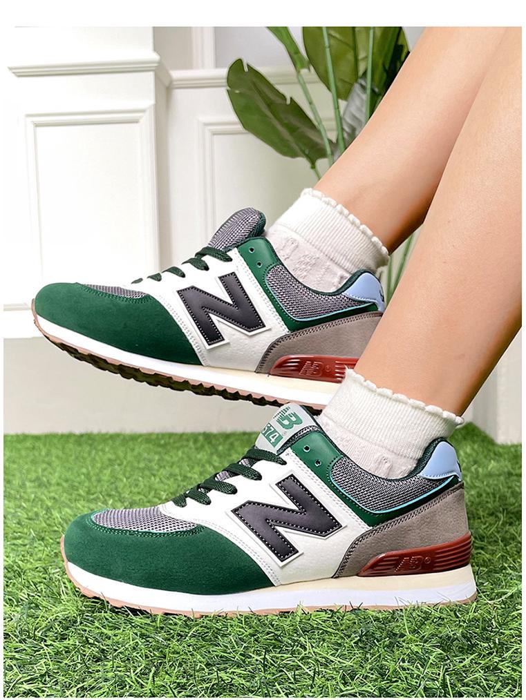 574 N-Logo Casual Running Shoes - Unisex Spring/Autumn Style