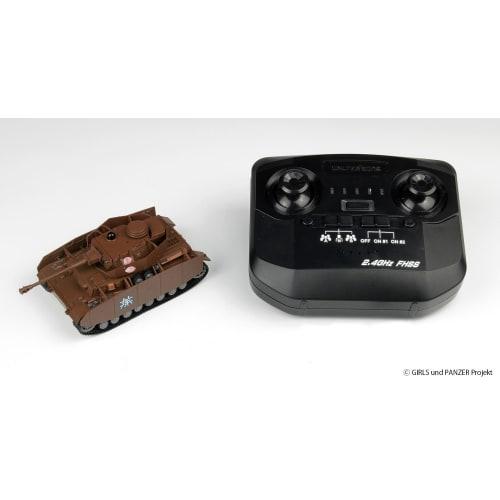 PLATZ Girls & Panzer 1/64 RC Battle Tank Series Panzer IV Ausf.H (Ausf.D Modified) Anglerfish Team Electric Radio Control GPRC-1