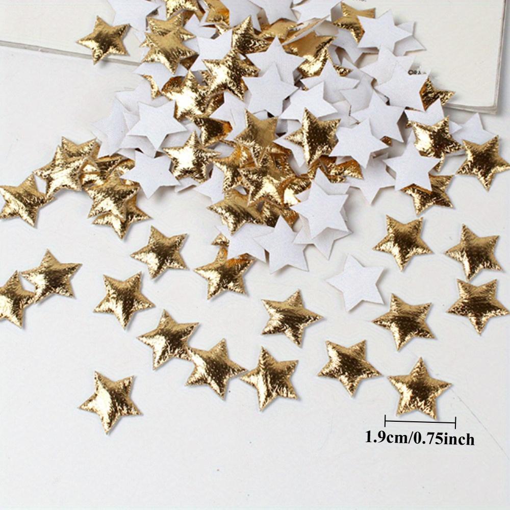 100pcs 1.9cm/0.75in 3D Sponge Star Stickers for Clothing, Shoes, Bags | Wedding Accessories