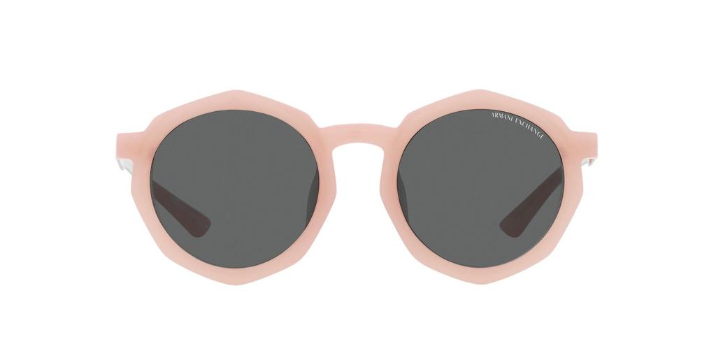 Sunglasses AX4132SU SHINY OPALINE PINK GREY Lens 51 [Armani Exchange] Frame/DARK