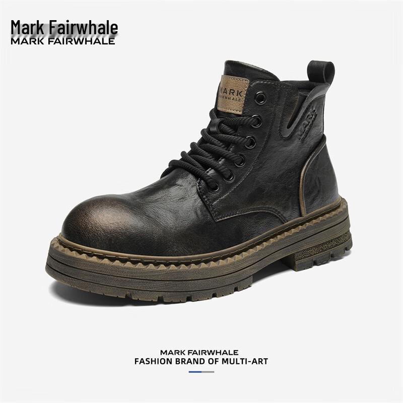 Mark Fairwhale Men s Retro Winter Lace-up Boots 41
