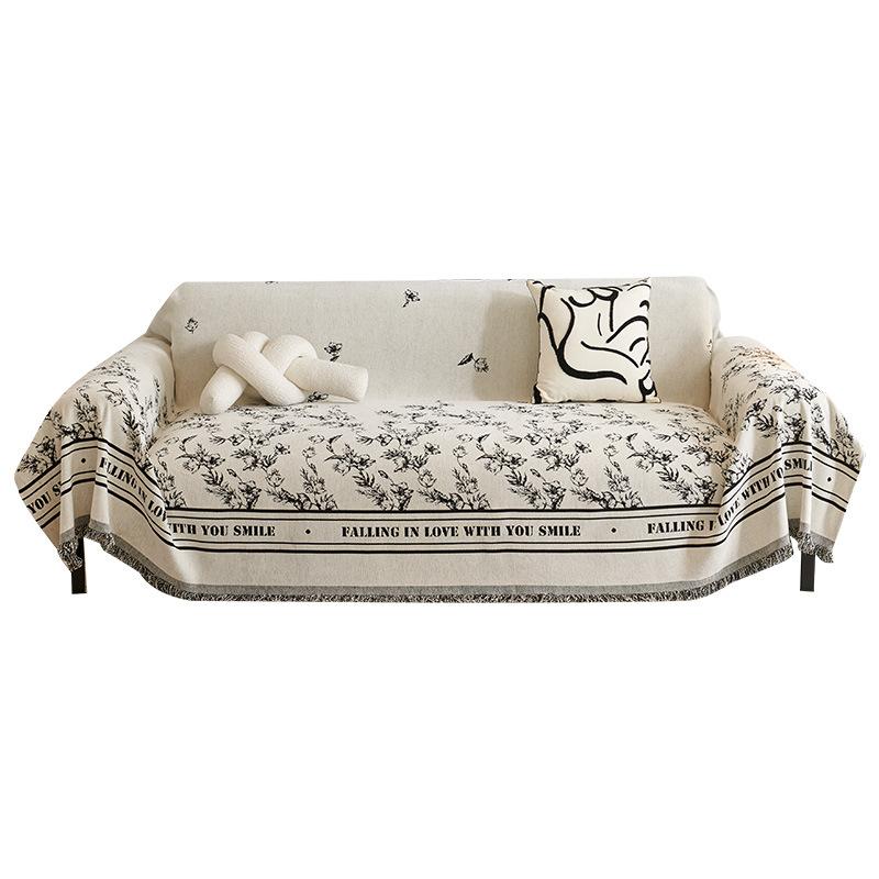 Chenille Sofa Cover Cloth Light Luxury High-end Sofa Cover Blanket Four-season Anti-cat Scratch Sofa Cover Sofa Towel