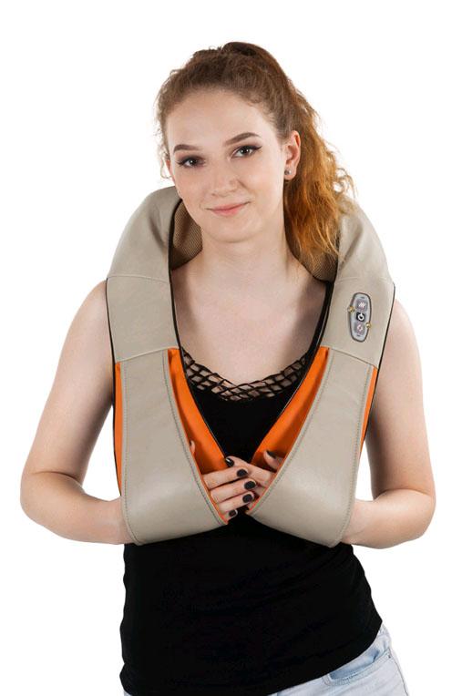 Shiatsu Massager with Infrared Heating for Neck and Back