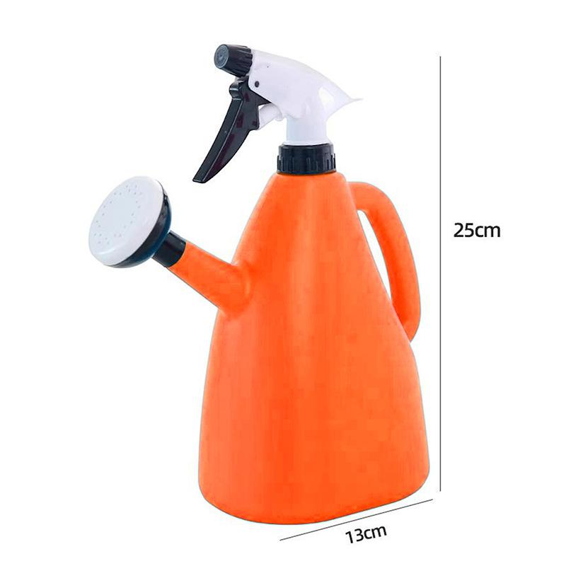 Plastic Gardening Watering Can 2-in-1 Adjustable Pressure Spray Pot for Household Flower Watering A4
