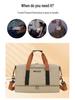 Multi-Compartment Travel Gym Bag: Wet/Dry Separation, Handbag, Carry-On, Outdoor Luggage, Short-Distance Sports Bag