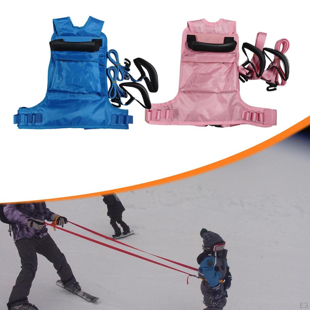 Kinder';s Ski- und Snowboardgurte, Auffanggurte mit Aufbewahrungstaschen,