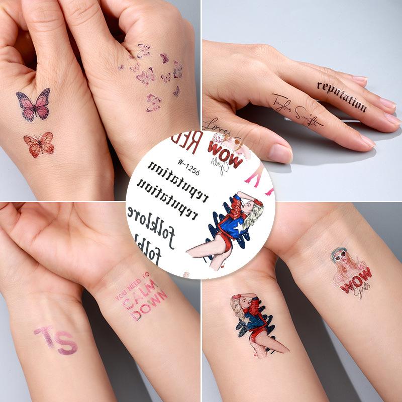 Cartoon Tattoo Stickers Children'S Party Waterproof Tattoo Stickers Ins Wind 3D Cute