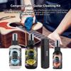 GUITTO Gitarrenreinigungs- und Pflegeset 120ml Griffbrett-Zitronenöl 50ml Rostschutz-Pflegeöl 120ml Reinigung