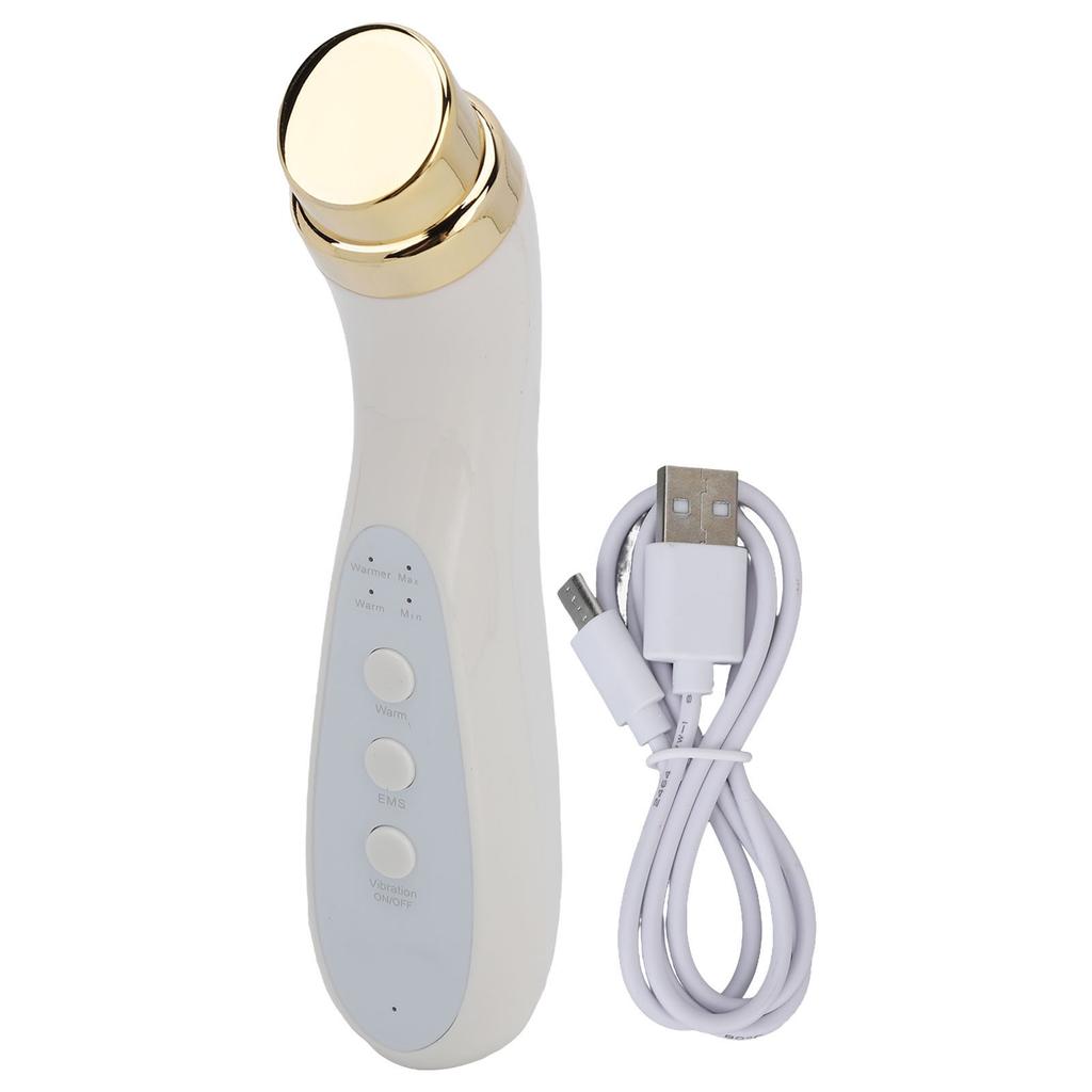 Facial Beauty Massager Hot Compress Vibration EMS Microcurrent Skin Tightening Lifting Machine