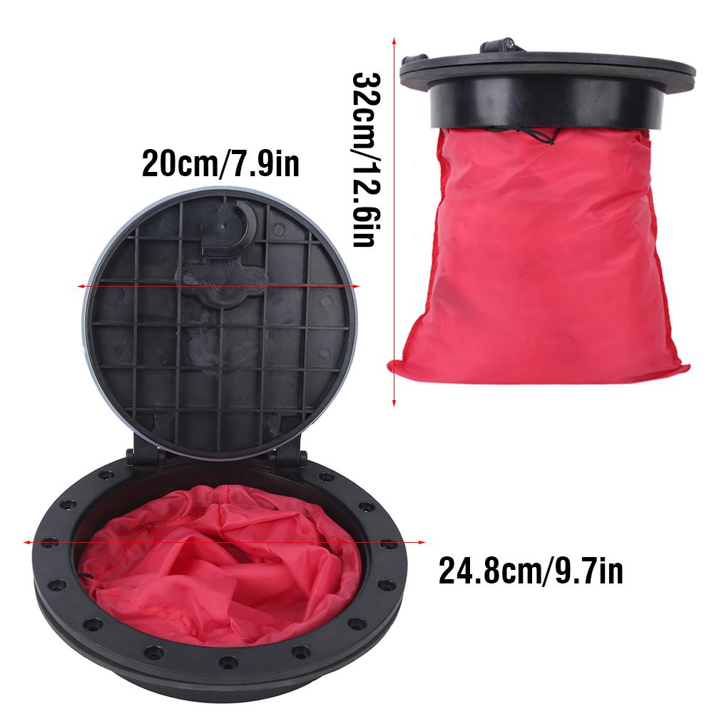 9IN Standard Round Canoeing Compartment Cover Kit ABS Plastic Access Cover Fishing Boat Accessory KK A51