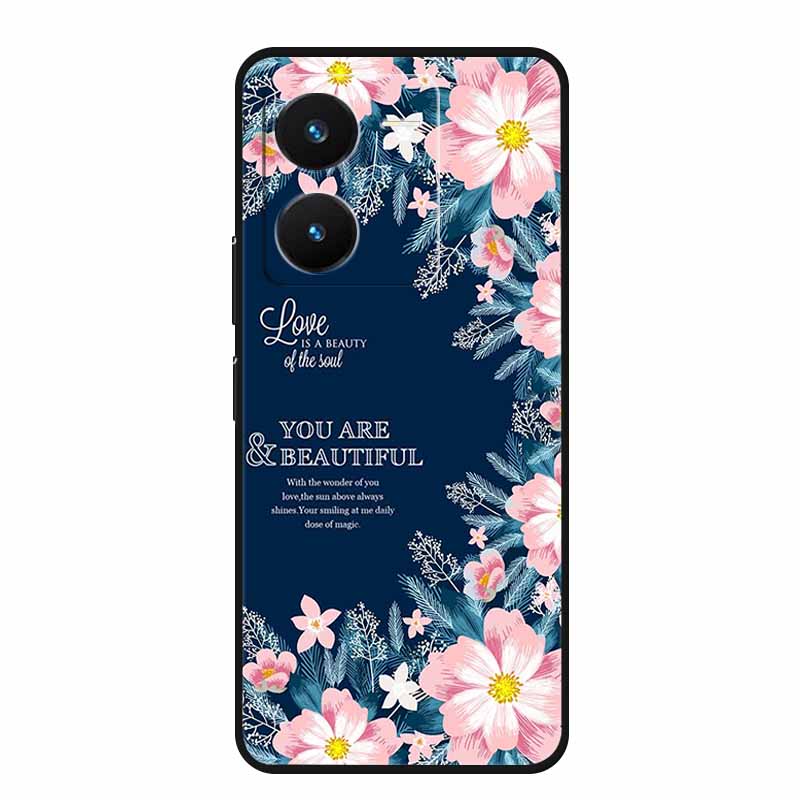 For Vivo IQOO Z8 Case Luxury Soft TPU Silicone Phone Cases for Vivo IQOO Z8X 5G V2314A V2312A Cover Protective Cartoon New Funda