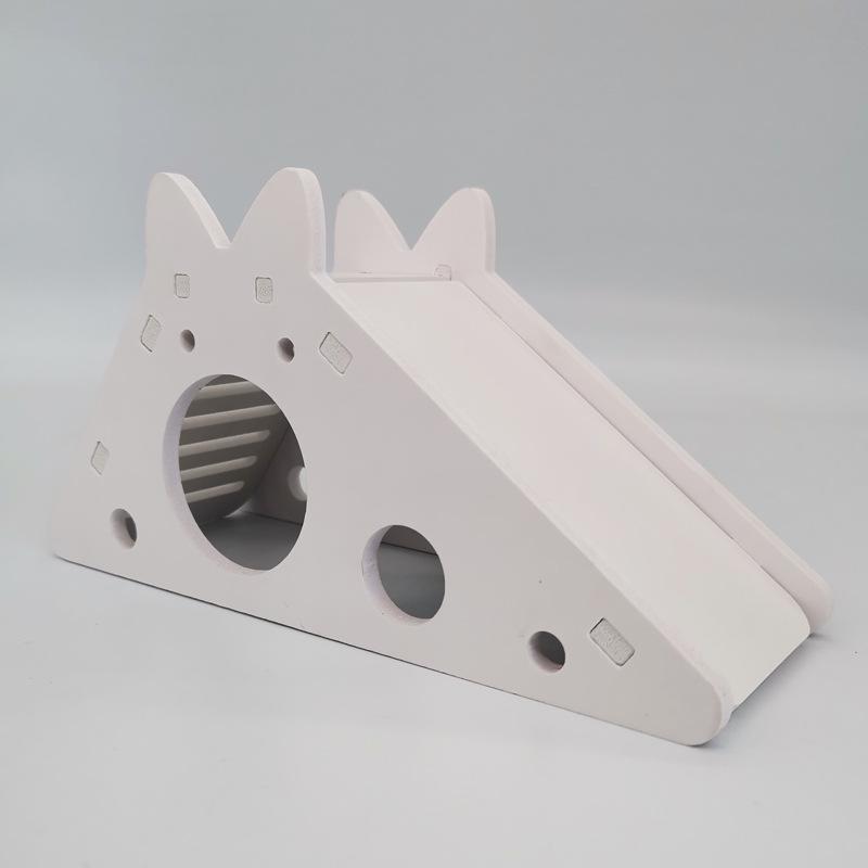 Hamster Toy Den Slide House PVC Colored House Sleeping Golden Bear Shelter House Landscaping Climbing Ladder Villa All Seasons