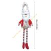 Christmas Doll Door Hanging Decoration for Christmas Tree Front Door Shelf Curtain Indoor and Outdoor Holiday Decoration 55KF