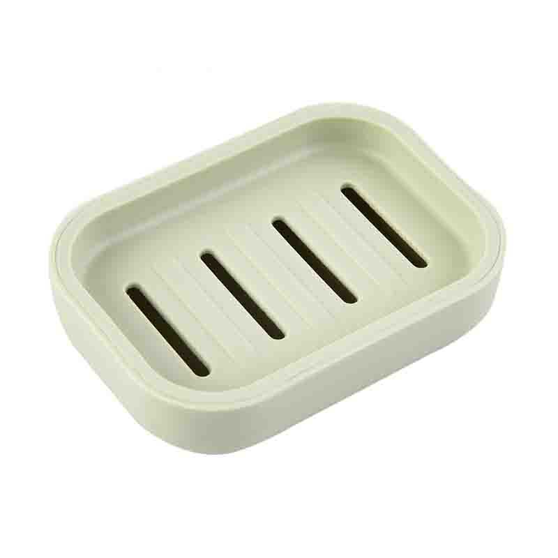 2 Square Thickened Portable Soap Boxes Plastic Soap Boxes Drain Soap Tray Family Bathroom Soap Box Cover for Easy Travel