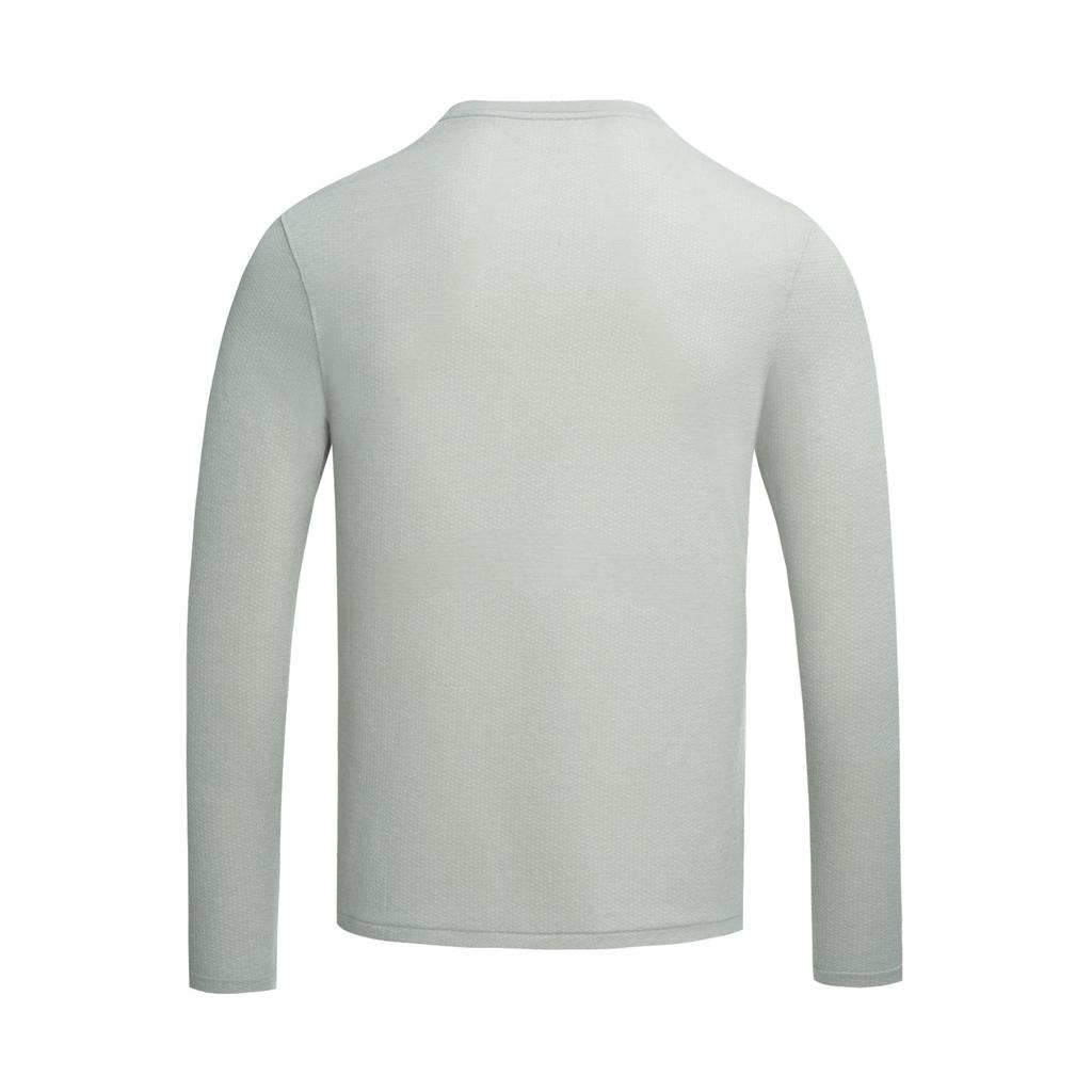 Under Armour Wool Run Lightweight Breathable Casual Simple Comfortable Versatile Sports Long Sleeve T-Shirt Men Tops Titanium-Gray 6012730-069