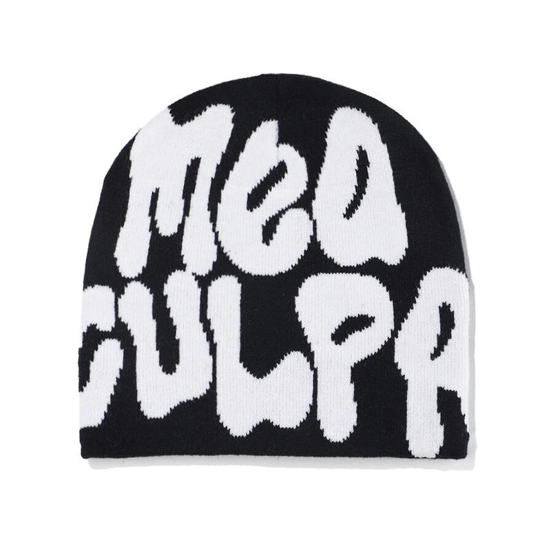 Hip Hop Beanie Hat Cross-Border European And American Trend Letter Knitted Jacquard Hat Men'S And Women'S Beanies