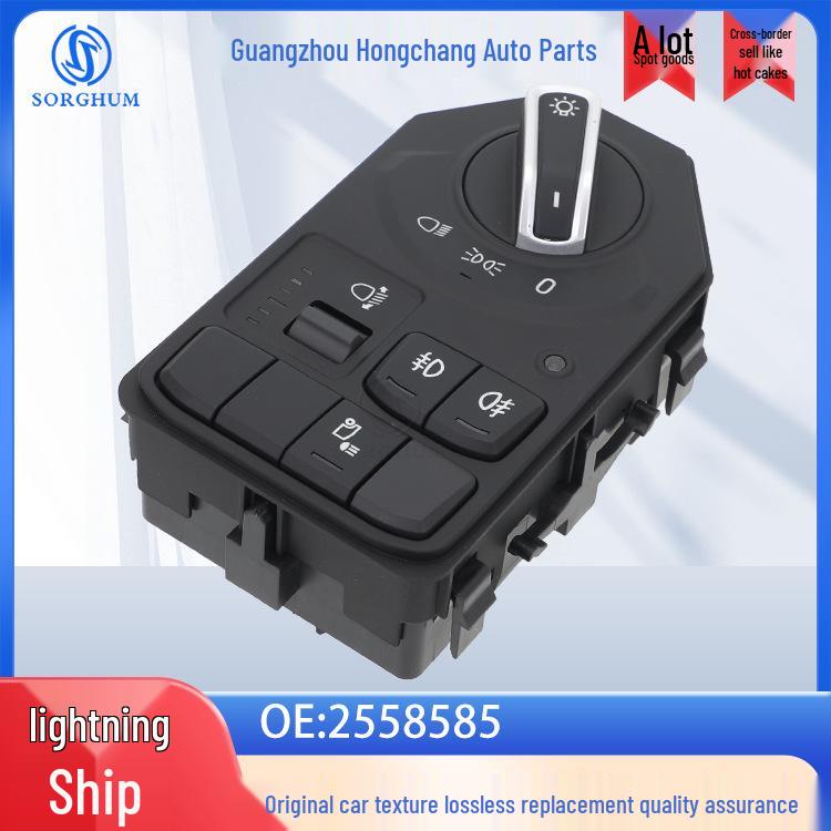 Scania L P G R S-Truck Headlight Control Switch - Car Accessory 2558585 SORGHUM