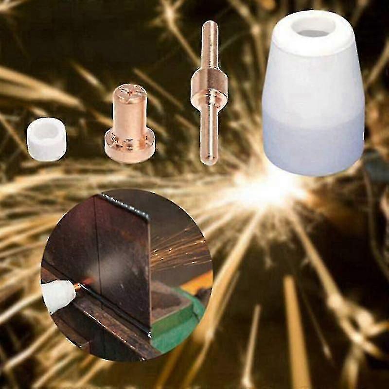 60 Stück Plasma-Schneidverbrauchsmaterialien für Cut40/50 Brenner, PT31 LG40 Düse Elektrode Schutzkappe