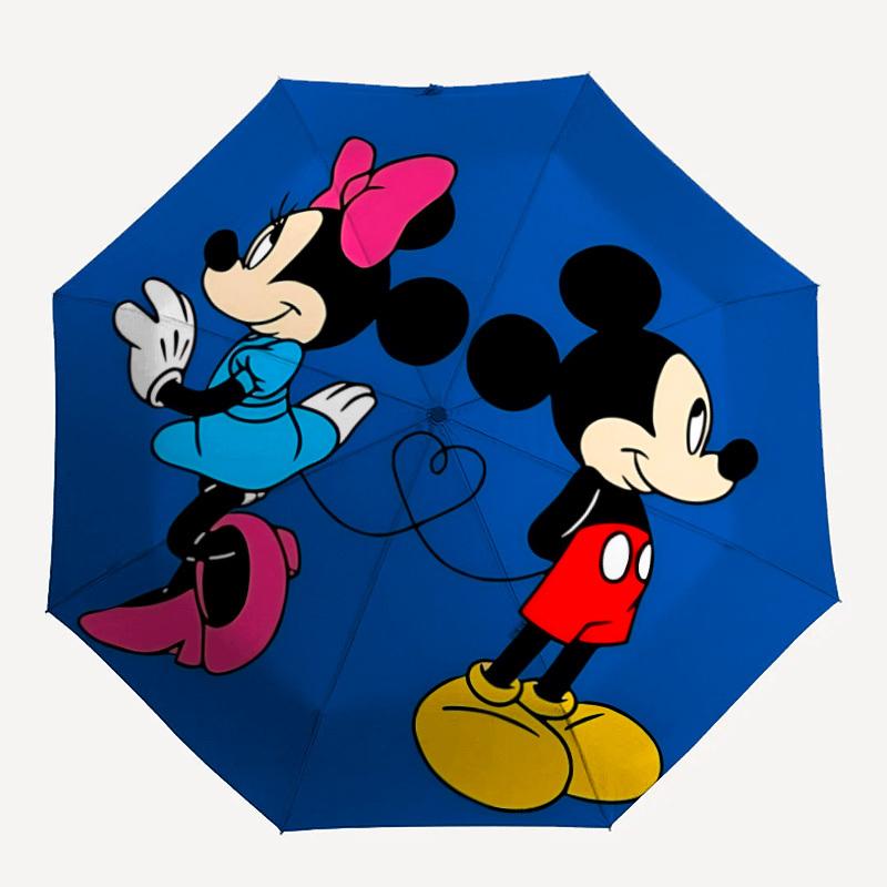 

1pc Mickey, Minnie Automatic Open/close Folding Umbrella, Compact Portable Travel Umbrella, Perfect Gift for FriendsCute Umbrella y250812046