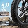 BURCHDA U8 1500W Fat Tire Electric Bike, 48V 31.5Ah Long Range Step-Thru E-Bike for City Commute & Off-Road