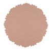 Anti-Slip Table Placemats Round Shape Faux Leather Placemats Embossed Placemats  Dining Table