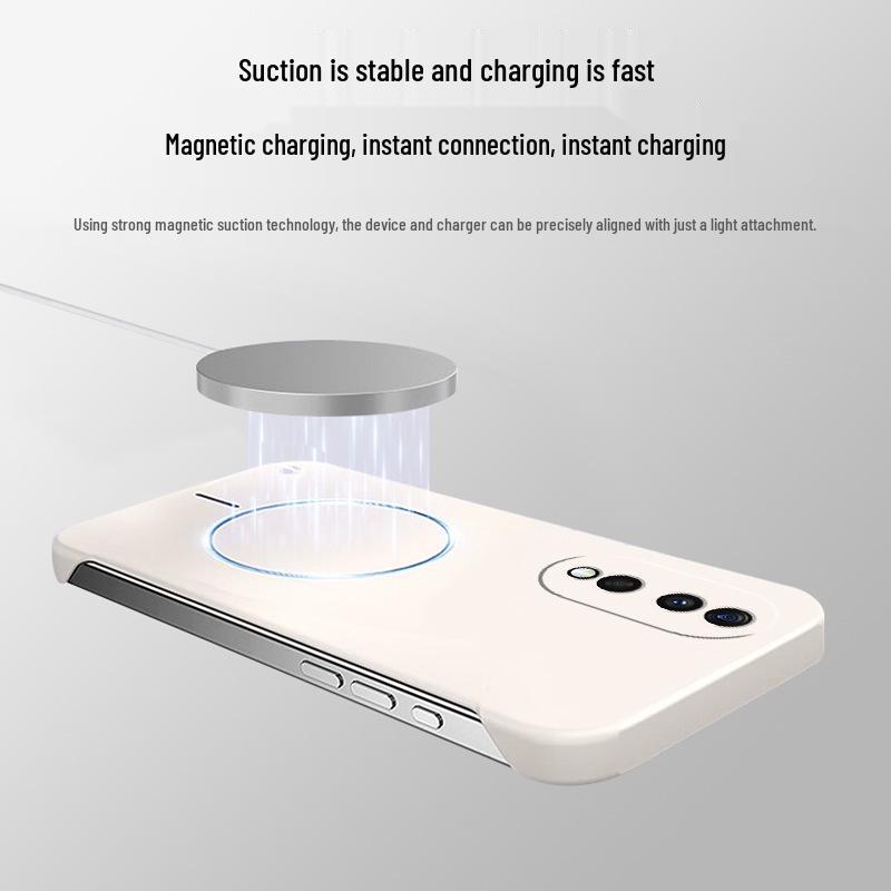 Honor 80/80 Pro Magnetic Borderless Frosted Anti-Drop Solid Color Protective Case