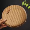 Pu 'Er Tea Storage Box Bamboo Woven Brick Tea Box Chinese Tea Packing Bag Tea Recovering Storage Tea-Allocating Tray Tea Tins