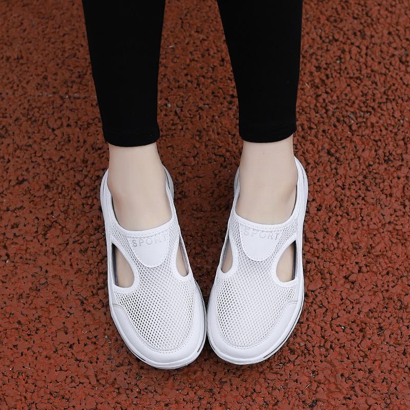 Middle -aged and Elderly Mothers Large Size Men/women's Shoes Outdoor Light Casual Shoes Breathable Couple Slippers
