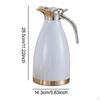 2.0 L Insulated Stainless Steel Coffee Carafe Double Walled 5.6x11.2inch Water Kettle for