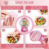 18/36er Pack Valentinsgrußkarten-Set mit Plastikkuppeln Valentinstagskarten für Kinder Partygeschenke Klassenaustausch Geschenke