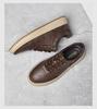 Baskets Homme Haut de Gamme en Cuir Véritable 2025: Chaussures décontractées polyvalentes à semelles épaisses en cuir de vache