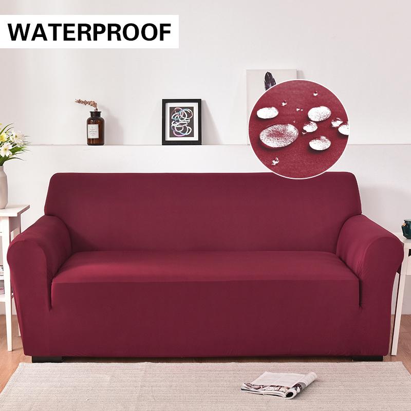 Waterproof Sofa Slipcover Anti Slip Stretch Sofa Covers For Living Room Furniture Protector Couch Cover Pets Dogs Friendly 1Pc