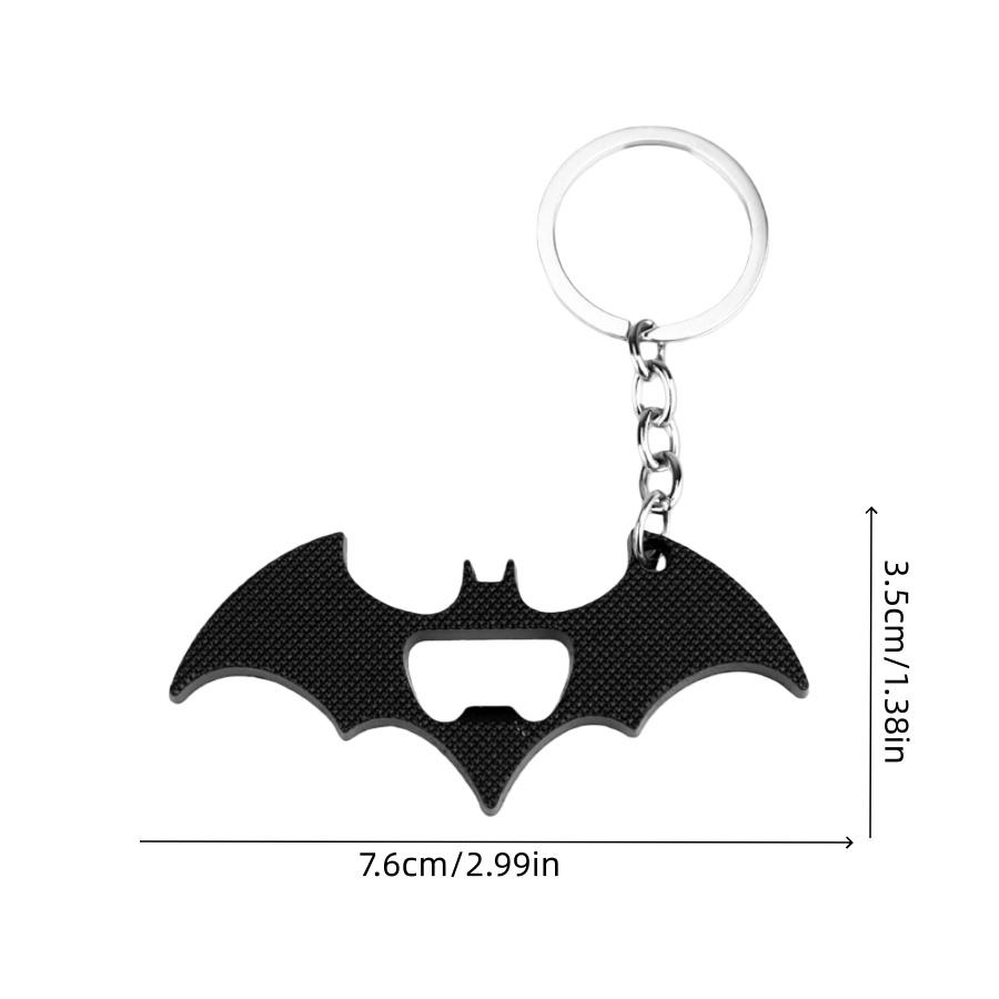 

1pc Bat Bottle Opener Black Gold Keychain Metal Portable Wedding Party Family Gathering Beer Bottle Opener чёрный
