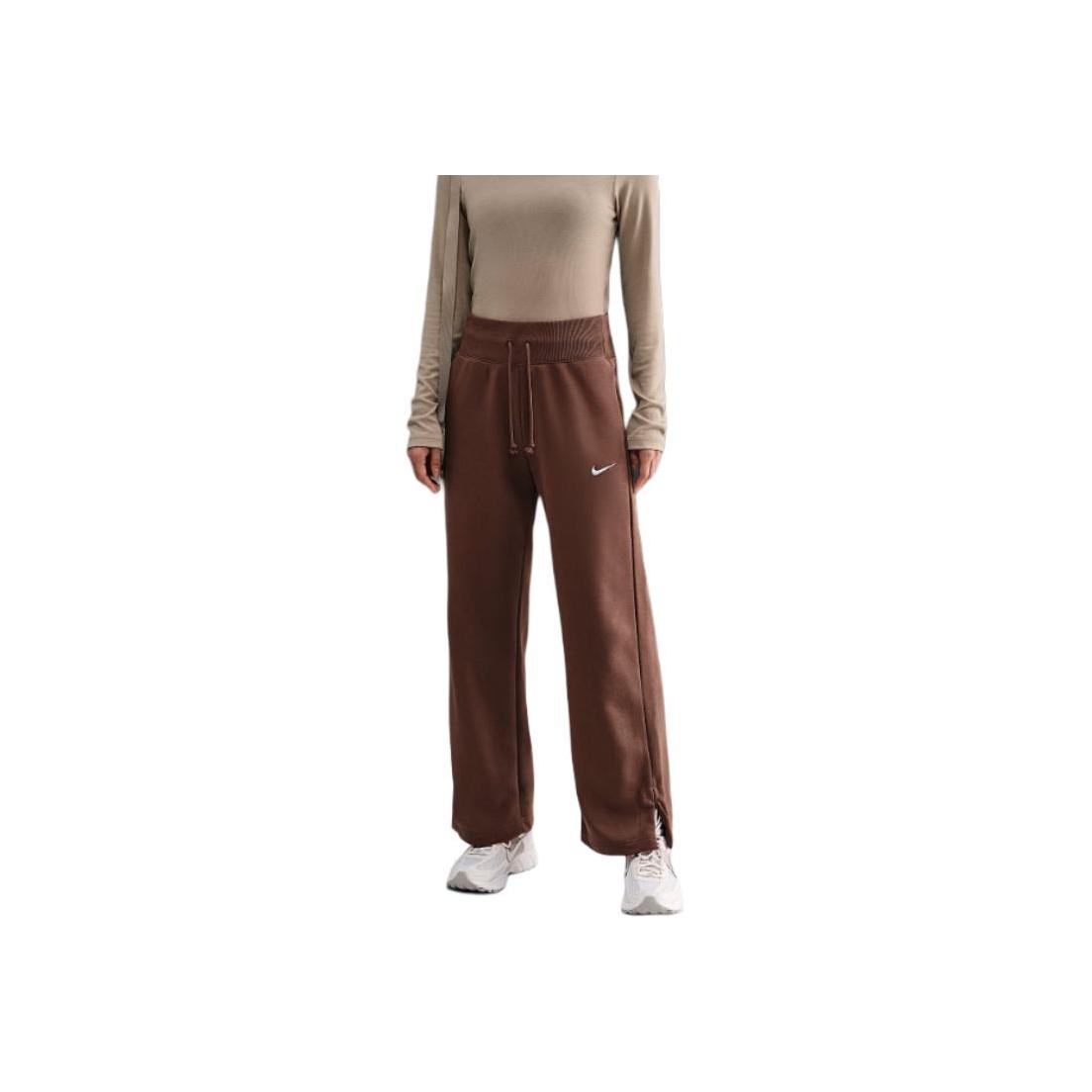 Nike Sportswear Phoenix Fleece Pink Oxford Women s Mid-Rise Sweatpants FZ7208-265 S