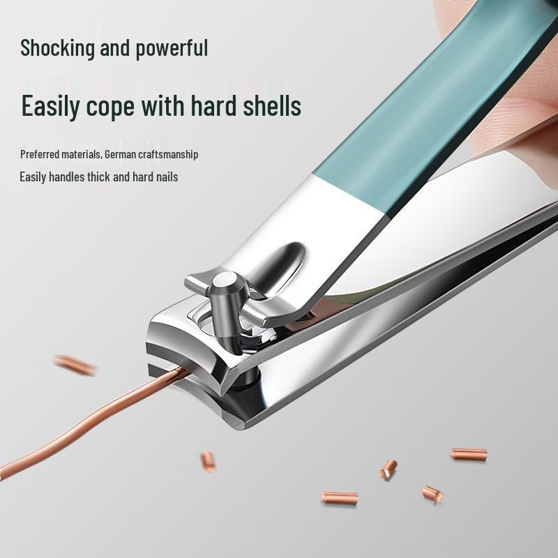 Stainless Steel Professional Manicure Pedicure Kit - Portable Nail Clippers Set