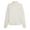 Womens/Ladies Embroidered Mock Neck Sweatshirt