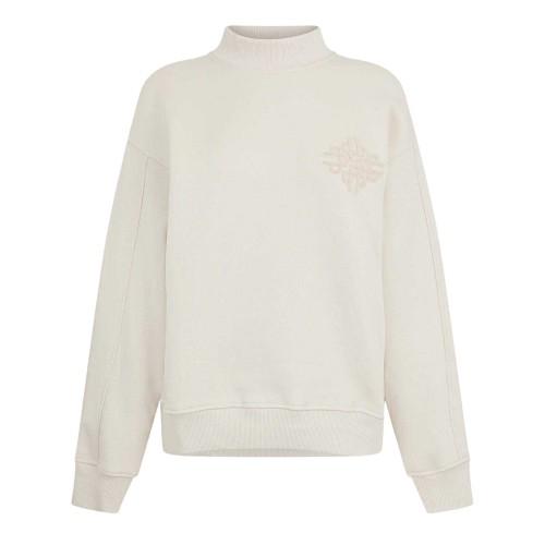 Couture Womens/Ladies Embroidered Mock Neck Sweatshirt