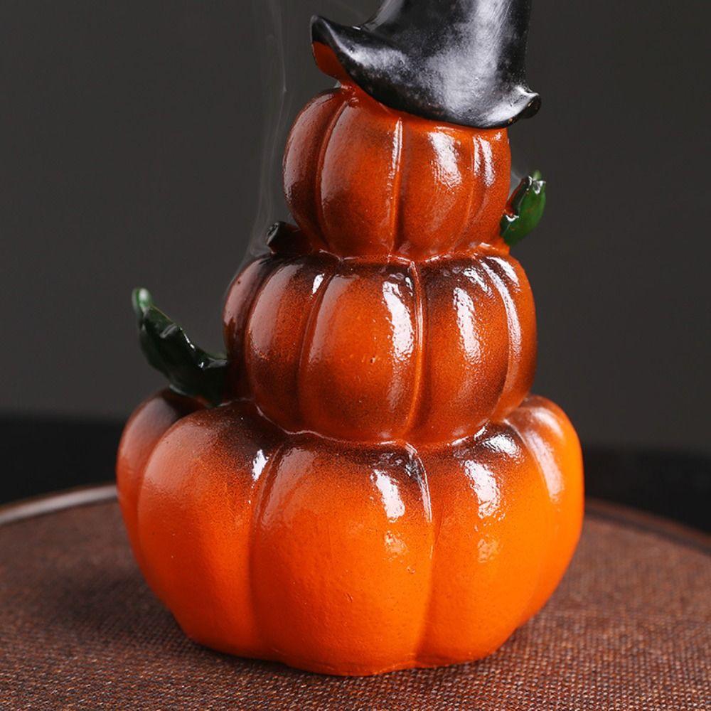 Resin Halloween Waterfall Incense Burner Exquisite Backflow Incense Burner  Aromatherapy Ornament
