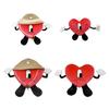 Un Verano Sin Ti Bad Bunny Plush Toy Heart Shape Toy Kid Pillows Decor Gifts