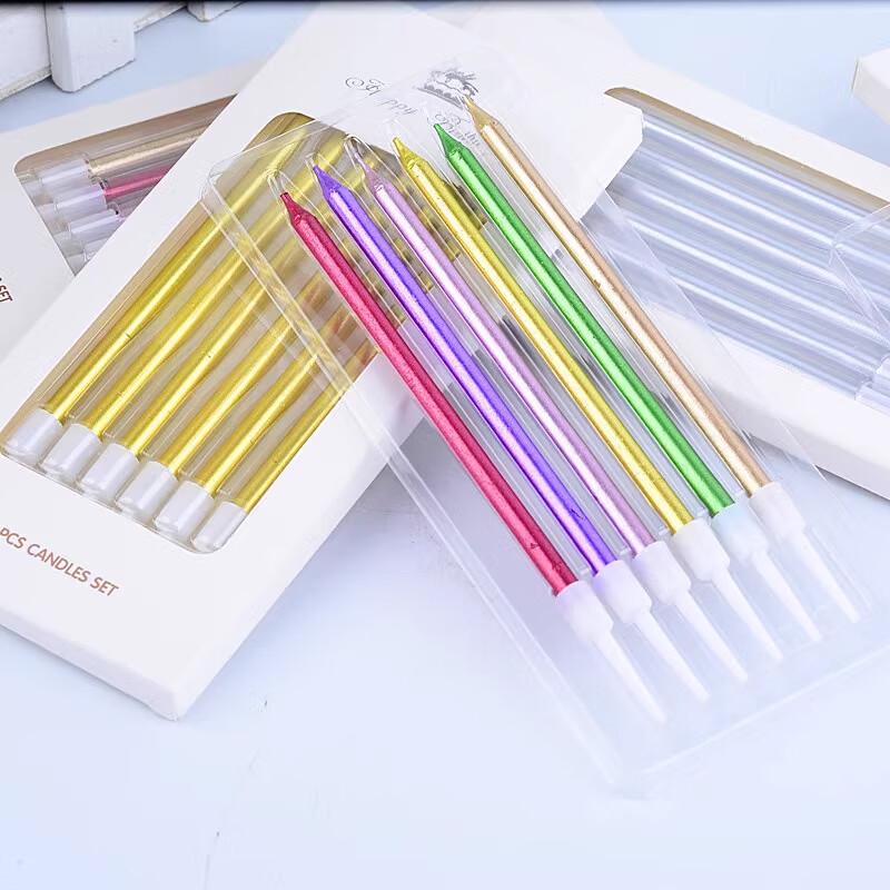 Changbaosen Birthday Cake Pencil Candles