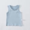 Unisex Summer Cotton Vest for Kids: Seamless, Breathable, Elastic Base Layer, Lightweight Sleeveless Top
