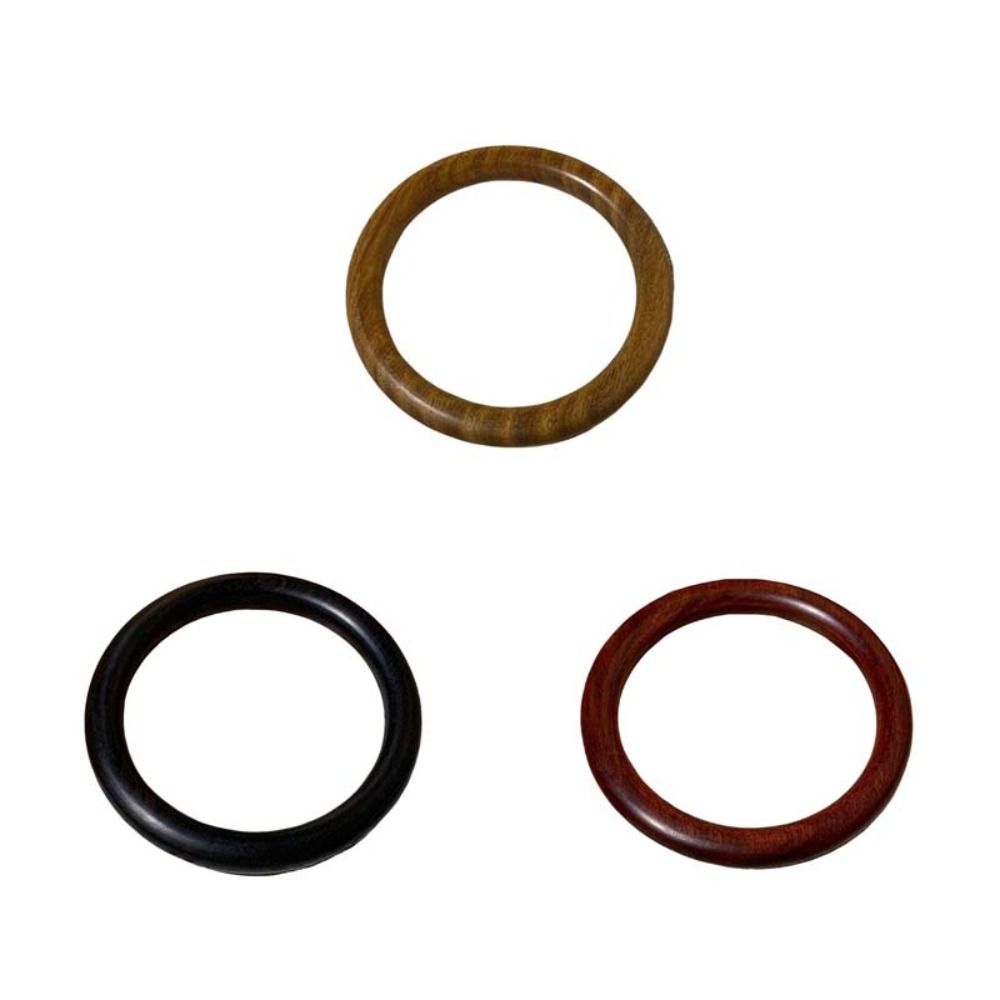 Chinese Ethnic Style Sandalwood Bracelet Minority Design Retro Hand Ring Sandalwood Bangle  Student