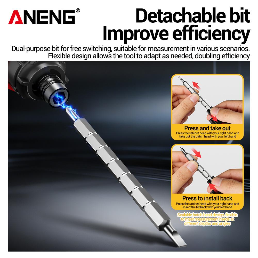 ANENG B22 Non-contact Voltage Test Pen  Rechargeable 30~1000V Detection Household DIY Electrician Repair Tool Screwdriver Ratchet Intelligent Test Pen