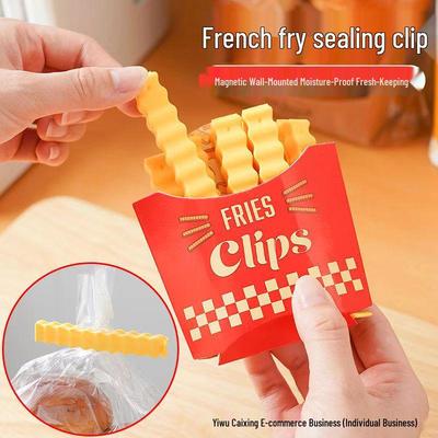 Multi-Purpose Sealing Clip and Refrigerator Magnet for Bags
