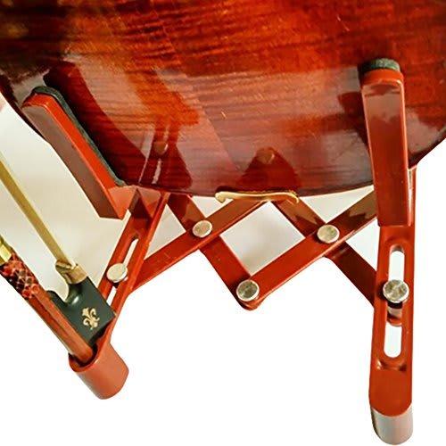 Foldable and Adjustable Violin Stand with Bow Holder, Includes Violin Rosin