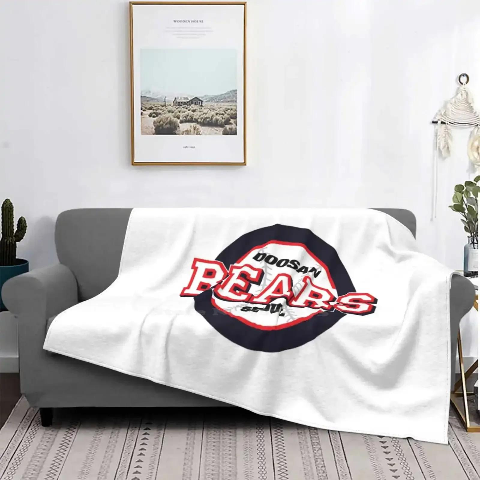 

o Kreatives Design Leichte dünne weiche Flanelldecke Doosan Bears Doosan Bears Korea Koreanischer Baseball 30x40in
